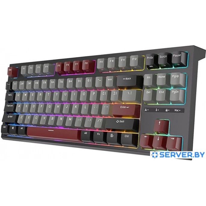 Клавиатура Royal Kludge RK-R87 RGB (черный, RK Brown). Фото 2