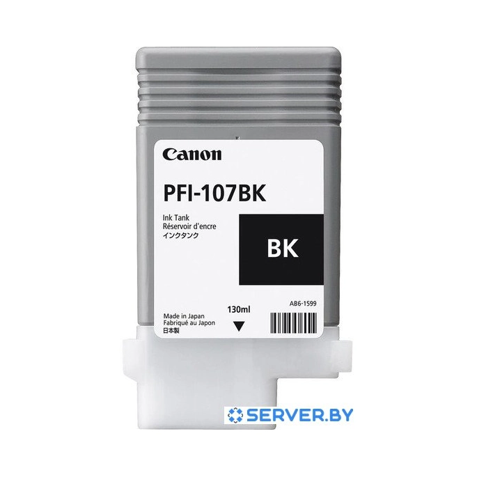 Картридж Canon PFI-107BK. Фото 1