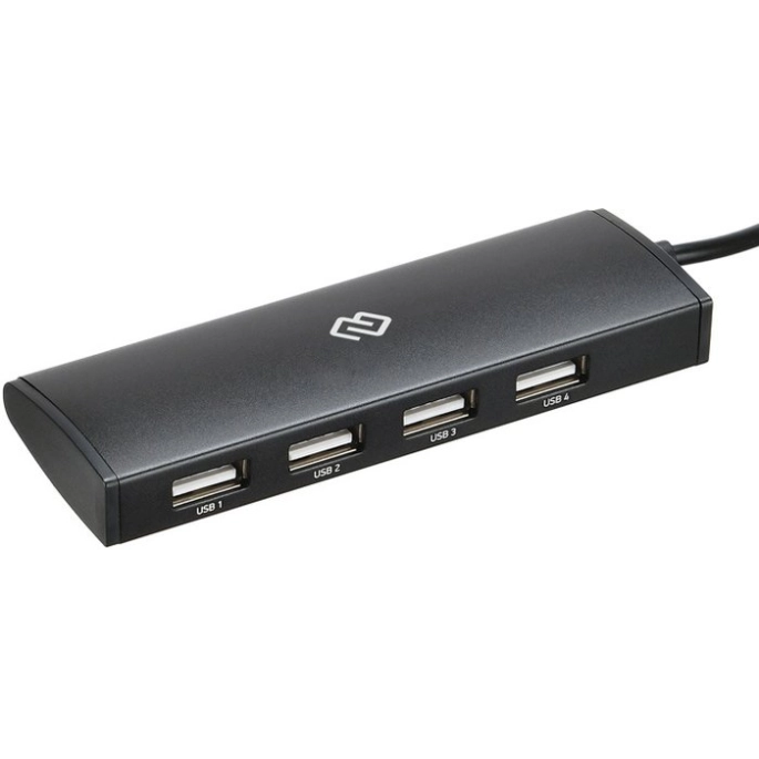USB-хаб Digma HUB-4U2.0-UC-B. Фото1