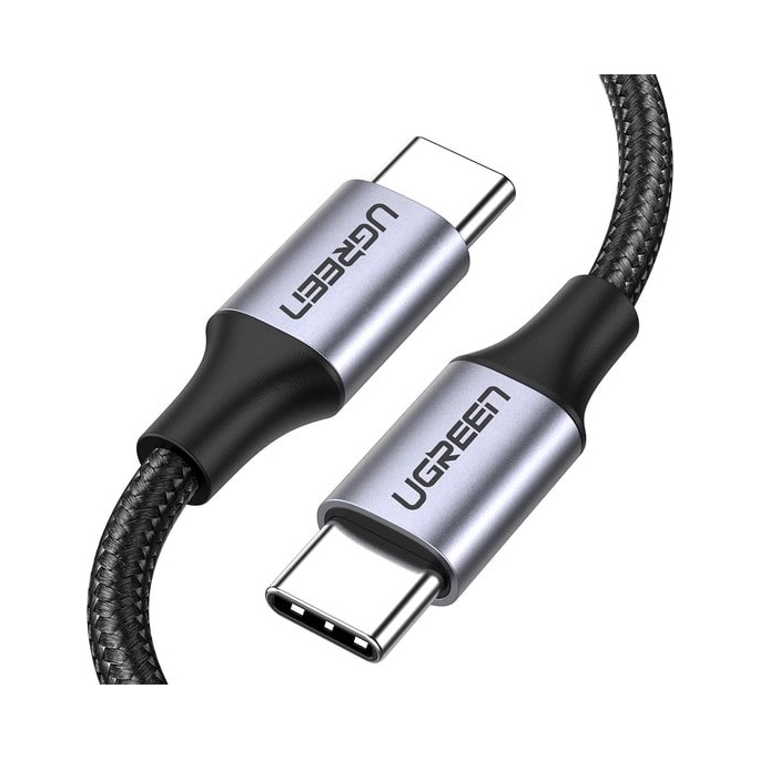 Кабель Ugreen US261 50152 USB Type-C - USB Type-C (2 м, черный). Фото1