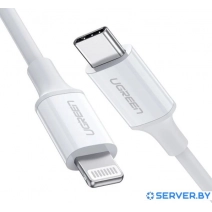 Кабель Ugreen US171 60747 USB Type-C - Lightning (0.5 м, белый)