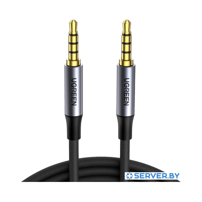 Кабель Ugreen AV183 20497 3.5 мм - 3.5 мм (1.5 м, черный). Фото 1