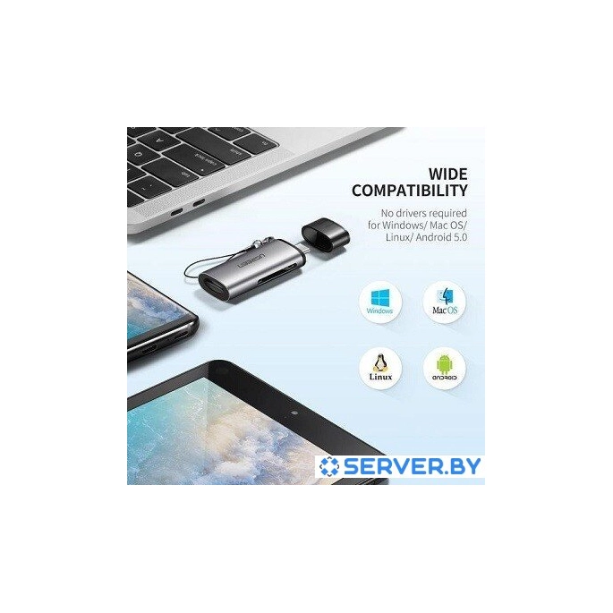 Карт-ридер Ugreen CM184 50704. Фото 5