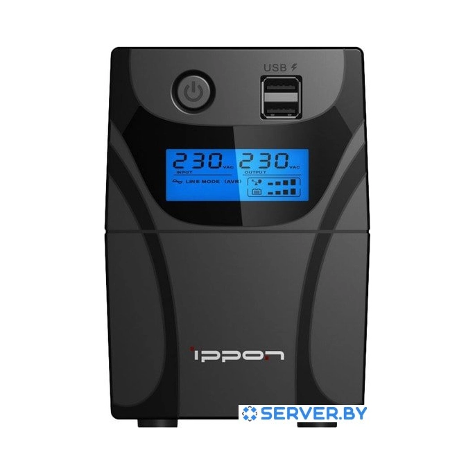 Источник бесперебойного питания IPPON Back Power Pro II 650 Euro. Фото 3
