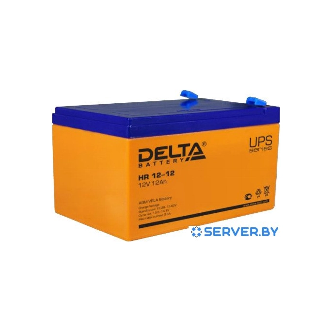 Аккумулятор для ИБП Delta HR 12-12 (12В/12 А·ч). Фото1