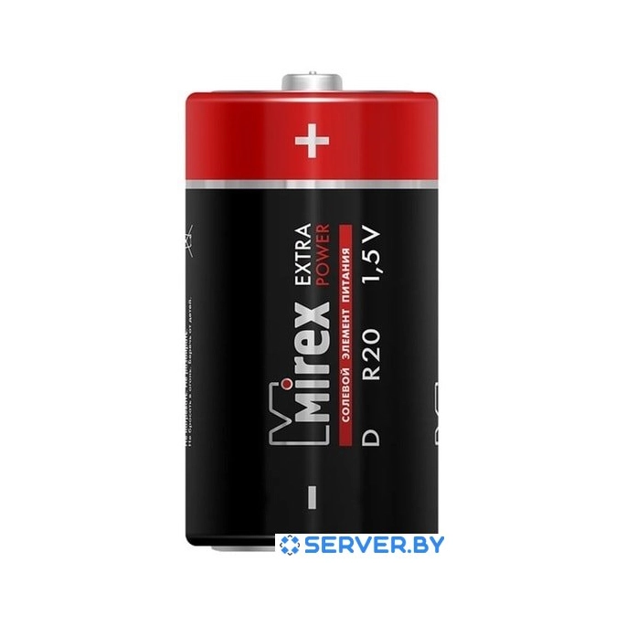 Батарейка Mirex Extra Power D 2 шт 23702-ER20-E2. Фото 3