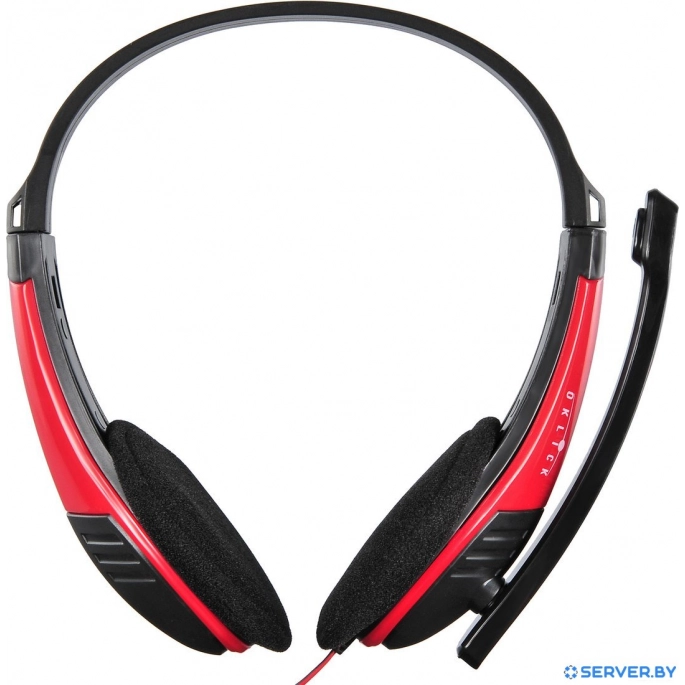 Наушники Oklick HS-M150 (черный/красный). Фото 2