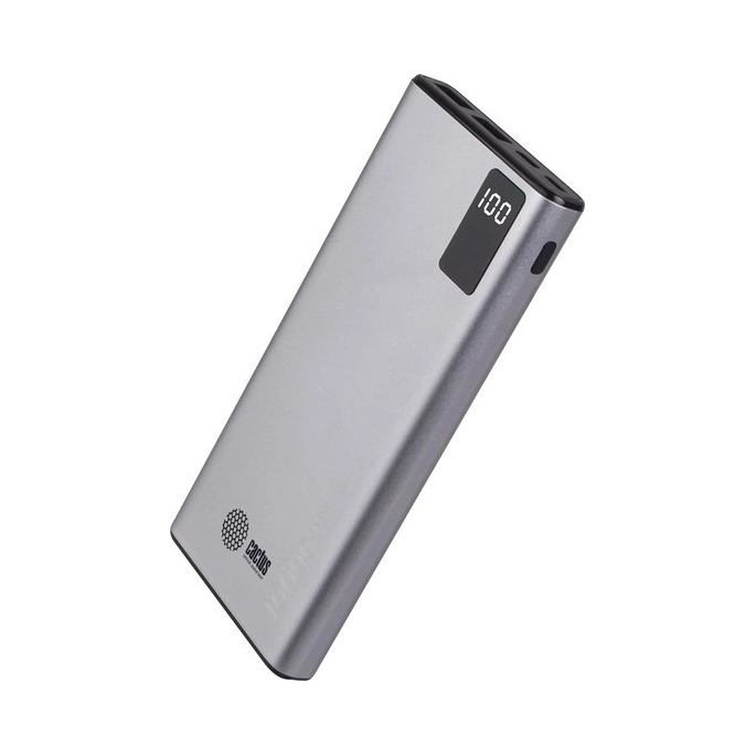 Внешний аккумулятор CACTUS CS-PBFSLT-10000 (серый). Фото2