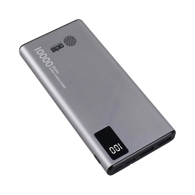 Внешний аккумулятор CACTUS CS-PBFSLT-10000 (серый). Фото3