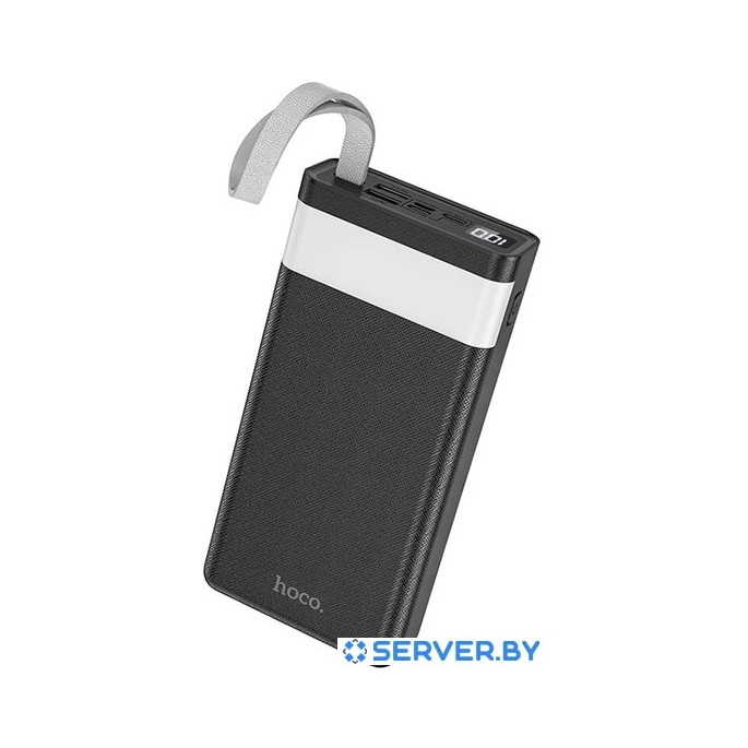 Внешний аккумулятор Hoco J73 Powerful 30000mAh (черный). Фото 1