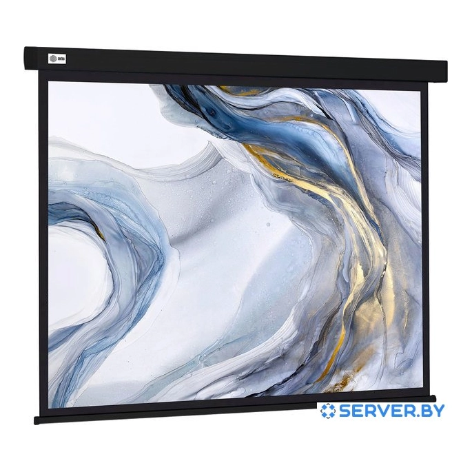 Проекционный экран CACTUS Wallscreen 180x180 CS-PSW-180X180-BK. Фото1