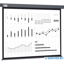 Проекционный экран CACTUS Wallscreen 180x180 CS-PSW-180X180-SG