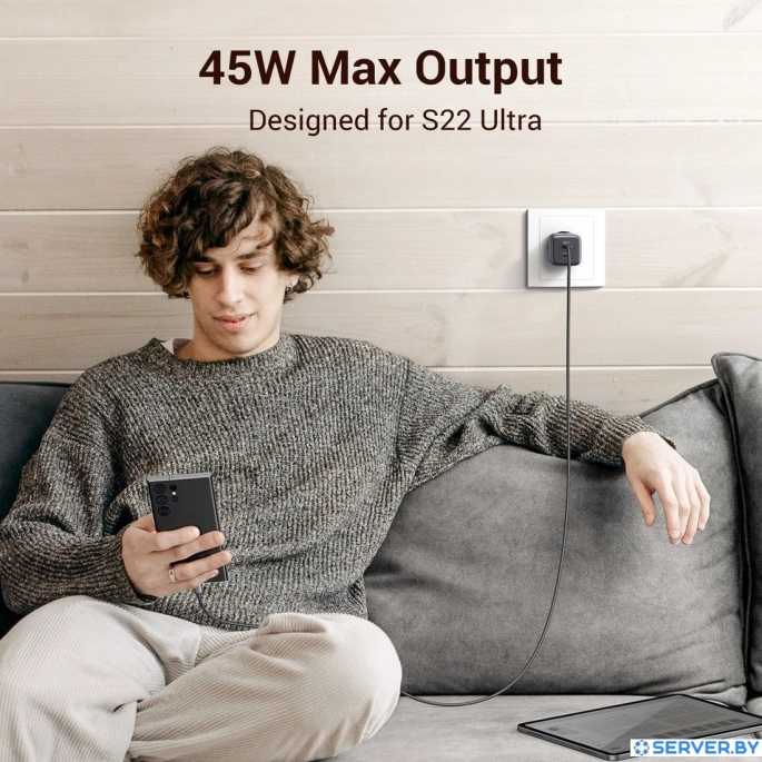 Сетевое зарядное Ugreen CD294 90573. Фото 3