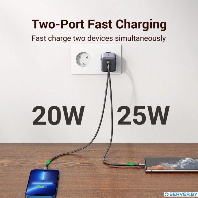 Сетевое зарядное Ugreen CD294 90573. Фото 4