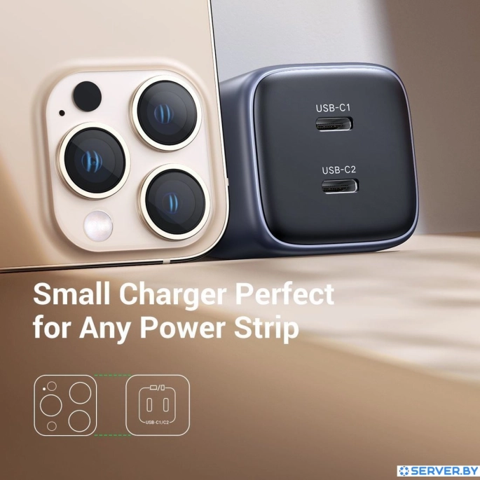 Сетевое зарядное Ugreen CD294 90573. Фото 5