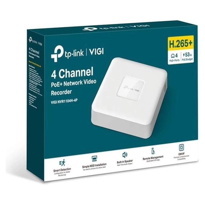 Сетевой видеорегистратор TP-Link NVR1104H-4P. Фото2