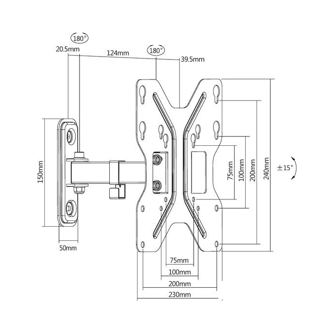 Кронштейн Ultramounts UM898 (черный). Фото 2