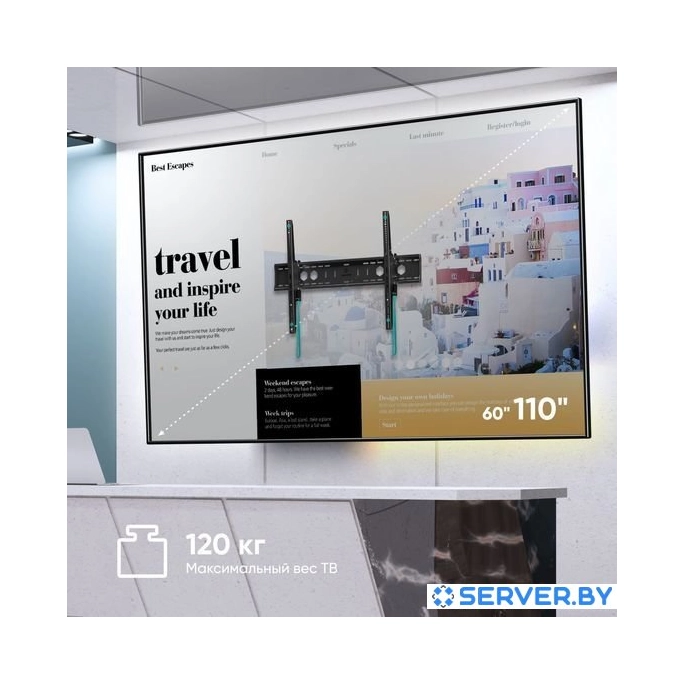 Кронштейн Onkron UT12 (черный). Фото 5