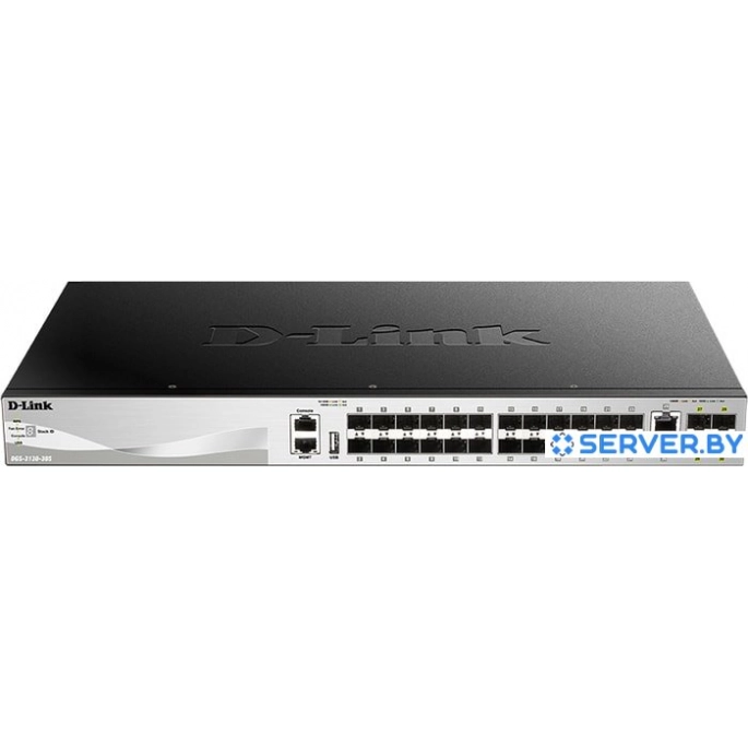 Управляемый коммутатор 3-го уровня D-Link DGS-3130-30S/B1A. Фото 1