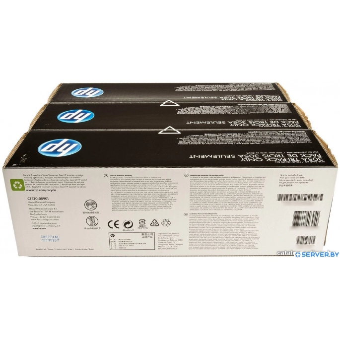 Картридж HP 305A 3-pack (CF370AM). Фото2