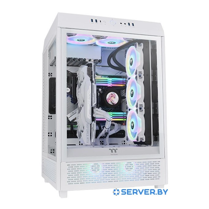 Корпус Thermaltake The Tower 500 Snow CA-1X1-00M6WN-00. Фото 1