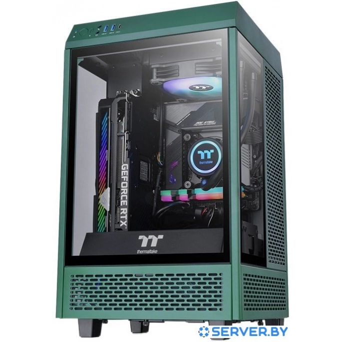 Корпус Thermaltake The Tower 100 Mini Racing Green CA-1R3-00SCWN-00. Фото1