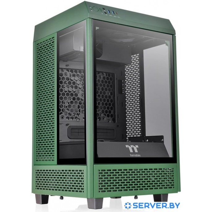 Корпус Thermaltake The Tower 100 Mini Racing Green CA-1R3-00SCWN-00. Фото5
