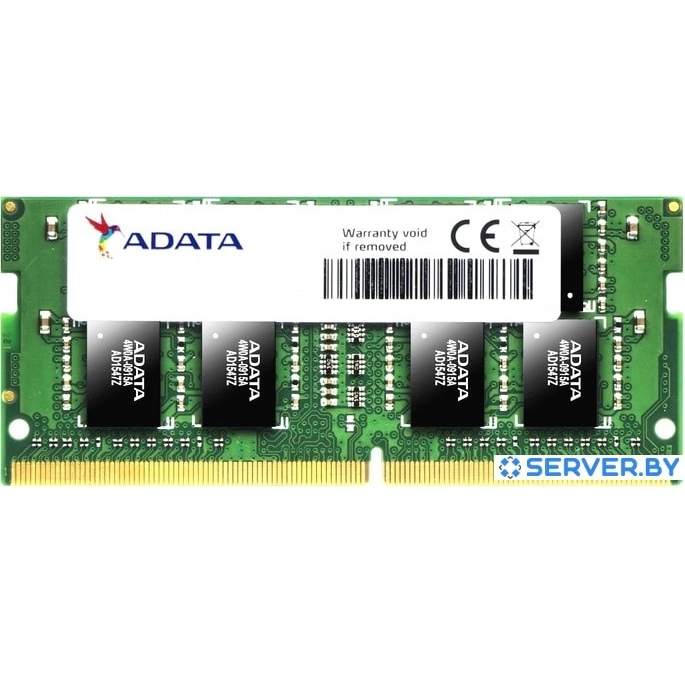 Оперативная память A-Data 8GB DDR4 SODIMM PC4-21300 AD4S26668G19-BGN. Фото 1