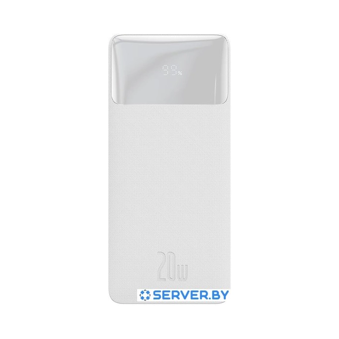 Внешний аккумулятор Baseus Bipow Fast Charge Power Bank 20W 10000mAh (белый). Фото1