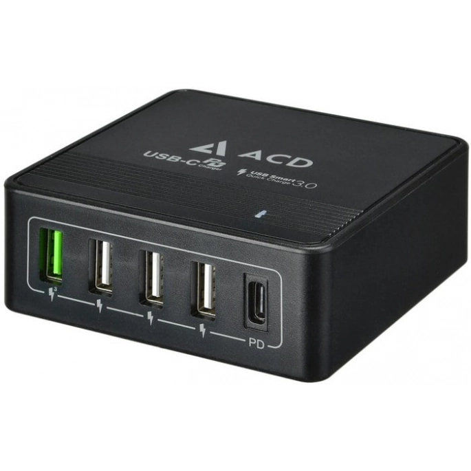 Сетевое зарядное ACD ACD-P605U-V1B. Фото 1