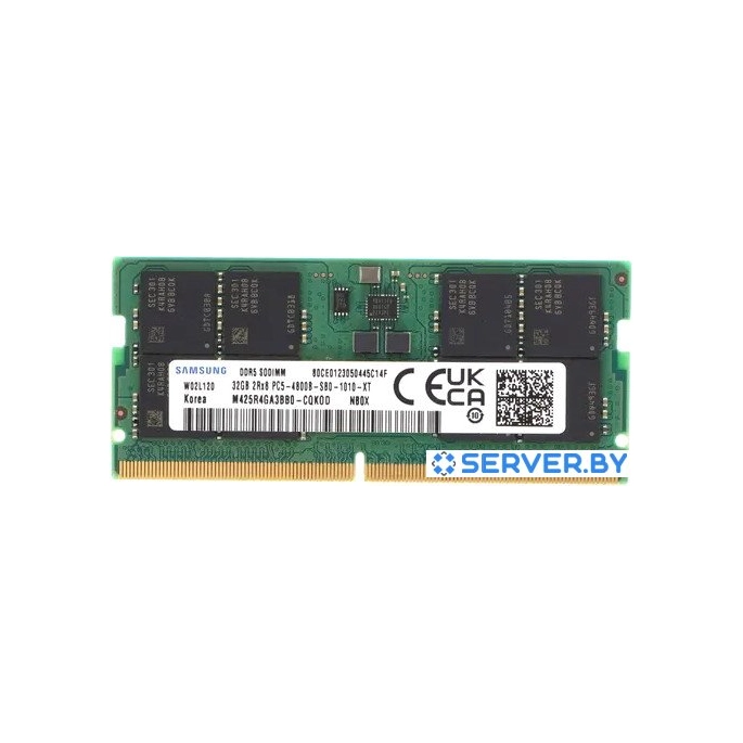 Оперативная память Samsung 32ГБ DDR5 SODIMM 4800 МГц M425R4GA3BB0-CQK. Фото1