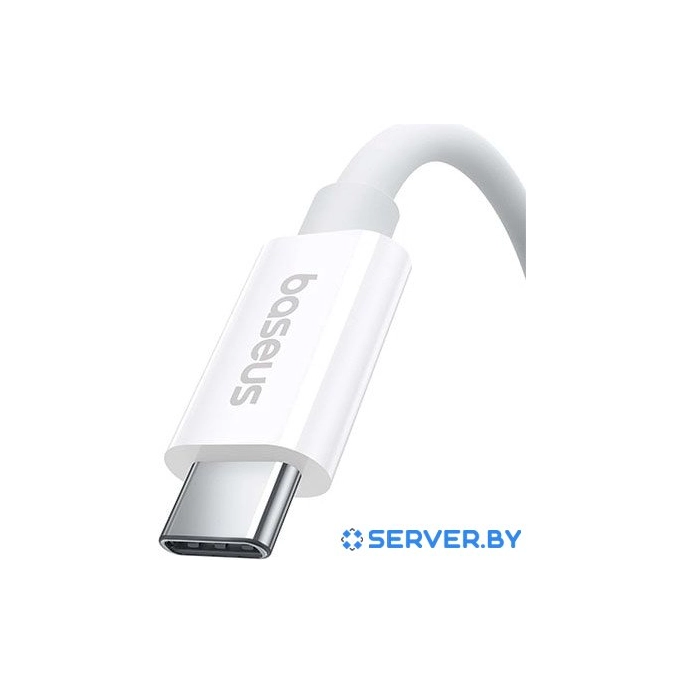 Кабель Baseus Superior Series 2 USB4 Full-Function Fast Charging Cable 240W USB Type-C - USB Type-C (1 м, белый). Фото 3