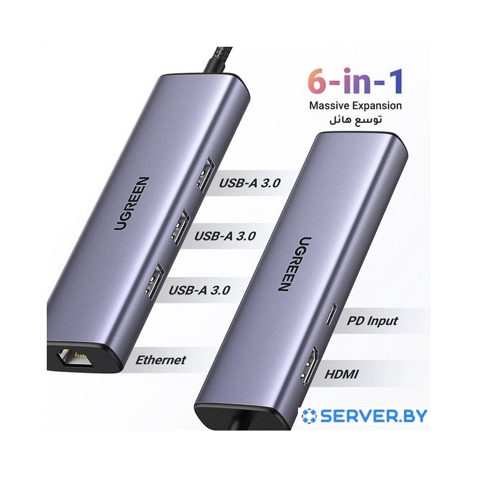 Док-станция Ugreen CM512 15598. Фото2