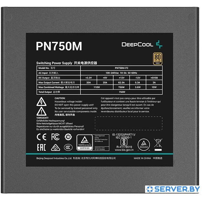 Блок питания DeepCool PN750M. Фото 4