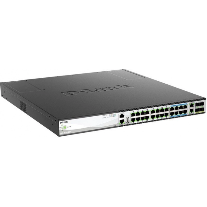Управляемый коммутатор 3-го уровня D-Link DMS-3130-30PS/A1A. Фото2