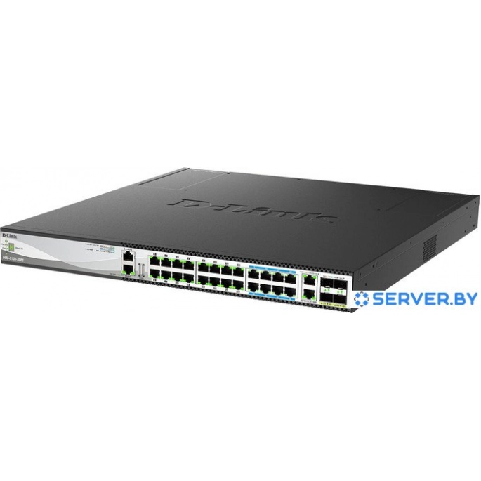 Управляемый коммутатор 3-го уровня D-Link DMS-3130-30PS/A1A. Фото3