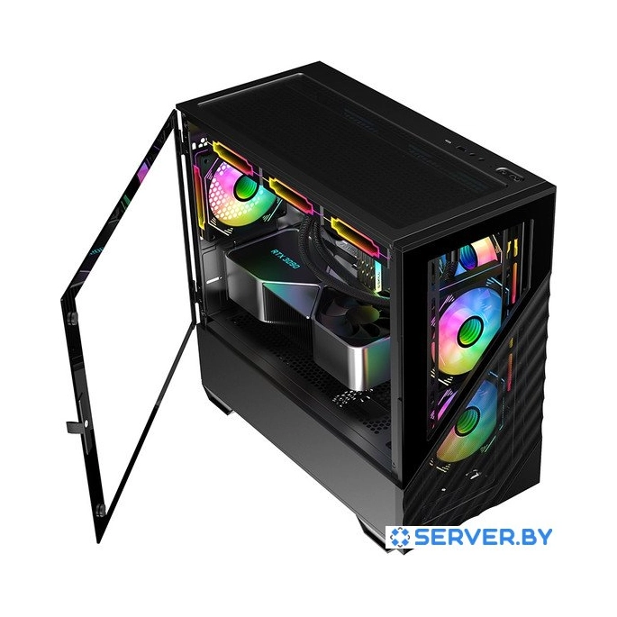 Корпус 1stPlayer DK D7 D7-BK-3F1. Фото 3