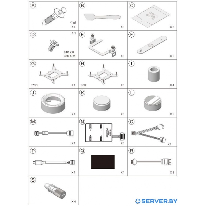 Жидкостное охлаждение для процессора Lian Li Galahad II Trinity 360 SL-Infinity G89.GA2T36INW.00. Фото 3