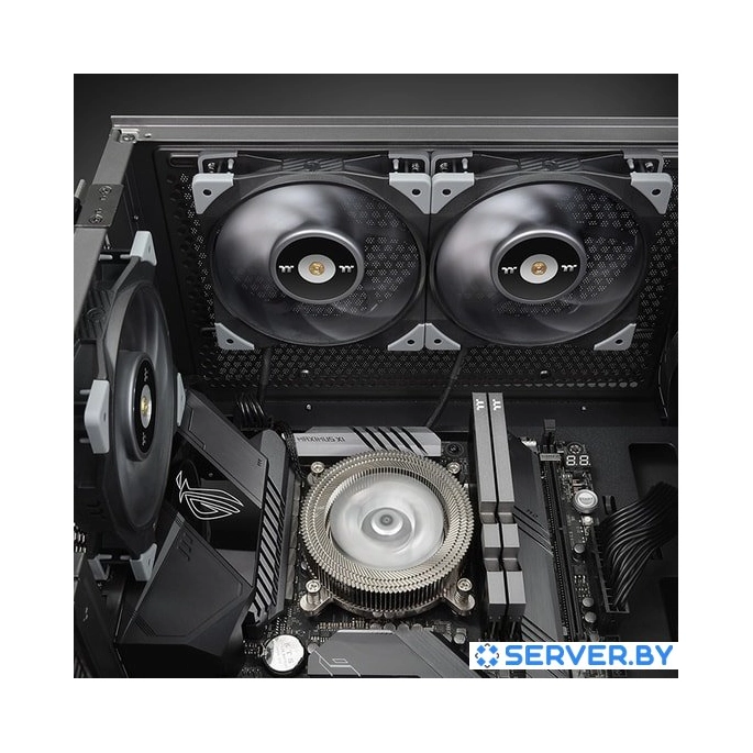 Вентилятор для корпуса Thermaltake ToughFan Turbo CL-F121-PL12GM-A. Фото 4
