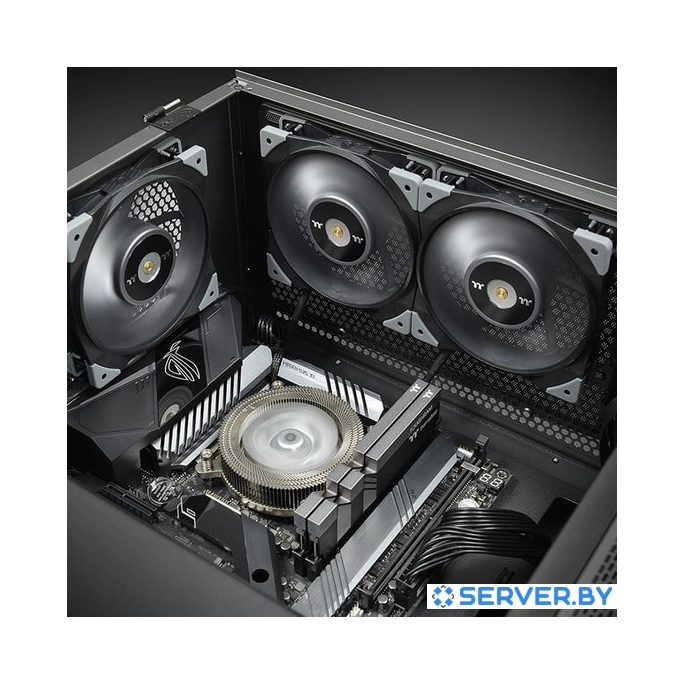 Вентилятор для корпуса Thermaltake ToughFan Turbo CL-F121-PL12GM-A. Фото 5