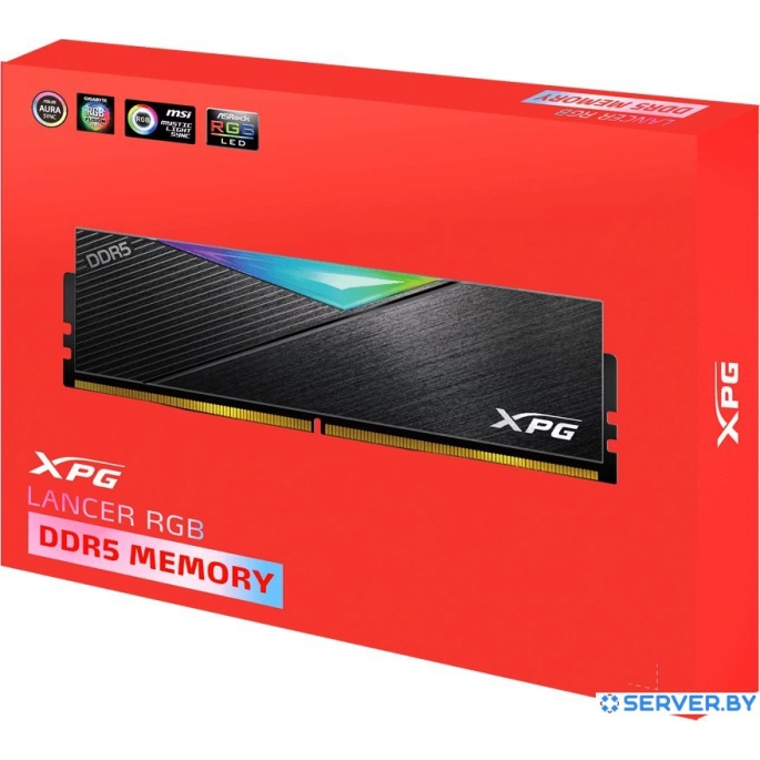 Оперативная память ADATA XPG Lancer RGB 2x32ГБ DDR5 6400МГц AX5U6400C3232G-DCLARBK. Фото 5