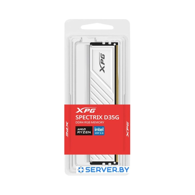 Оперативная память ADATA XPG Spectrix D35G RGB 32ГБ DDR4 3600 МГц AX4U360032G18I-SWHD35G. Фото 5