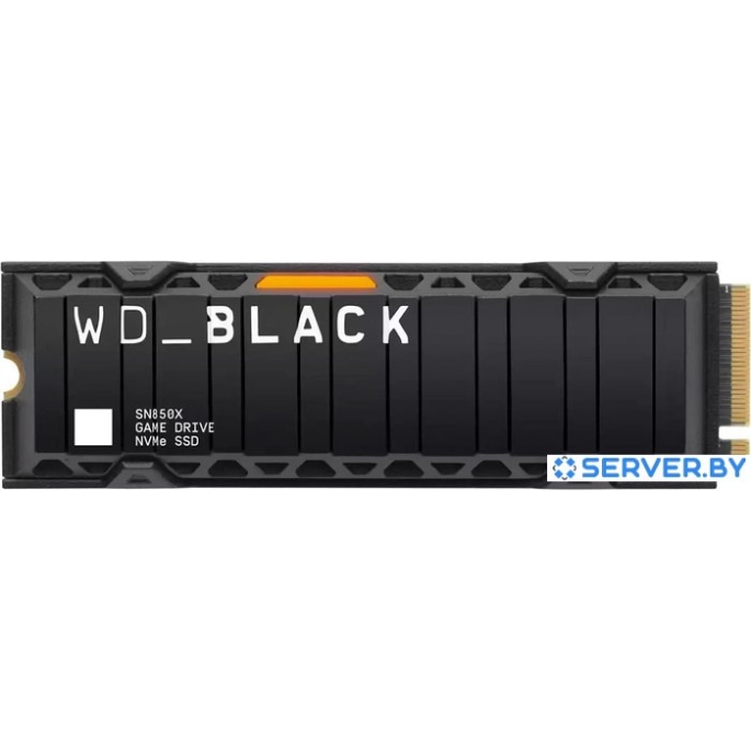 SSD WD Black SN850X NVMe Heatsink 2TB WDS200T2XHE. Фото 1