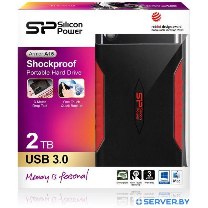 Внешний накопитель Silicon-Power Armor A15 2TB (SP020TBPHDA15S3L). Фото 2