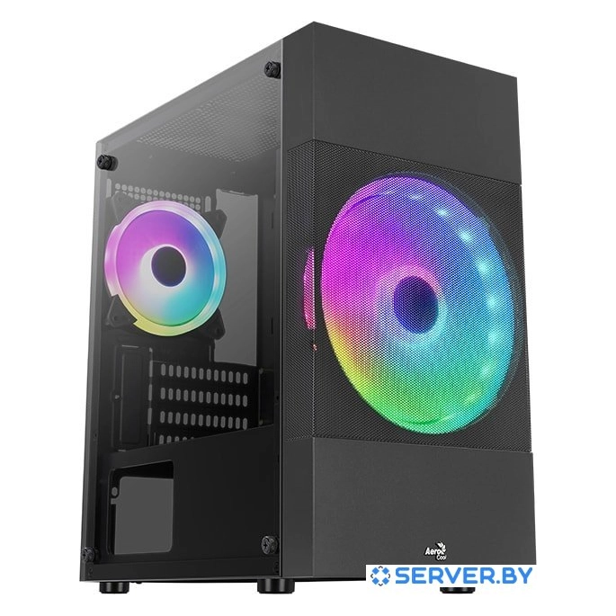 Корпус AeroCool Atomic Lite-G-BK-V2. Фото 1