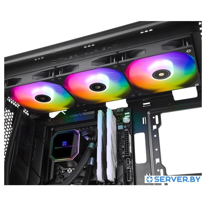 Кулер для процессора Thermalright Frozen Prism 360 ARGB (черный). Фото5