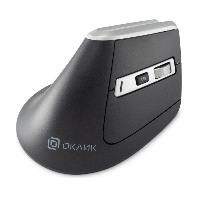 Вертикальная мышь Oklick 991MW (черный). Фото3