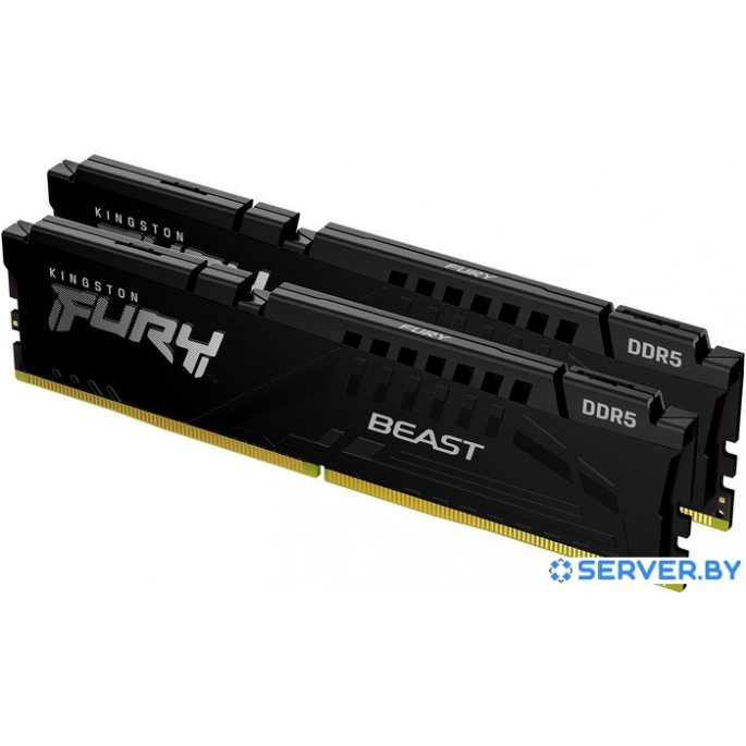 Оперативная память Kingston FURY Beast 2x16ГБ DDR5 6800 МГц KF568C34BBK2-32. Фото 1