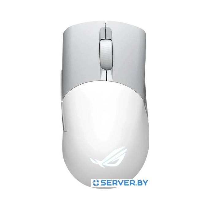 Игровая мышь ASUS ROG Keris Wireless AimPoint Moonlight White. Фото 1