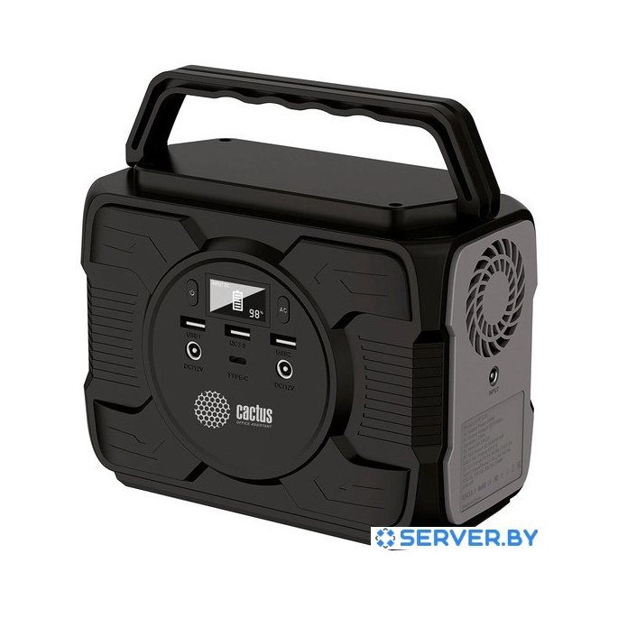 Портативная зарядная станция CACTUS CS-PCS172 (черный). Фото 1